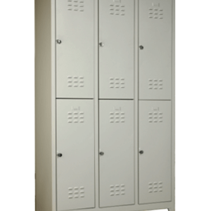 6 door metal lockers, gym lockers