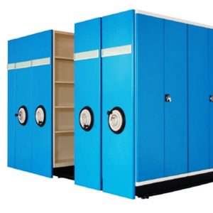 Mobile compact archive metal cabinets, Double steel compact cabinet systems