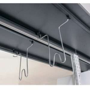 chrome plated separator - book shelf systems