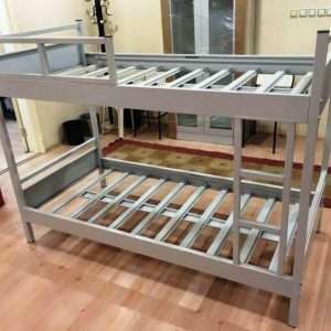 double steel bunk beds