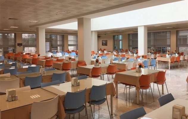 Turnkey Dining hall solutions, Dining hall tables and chairs