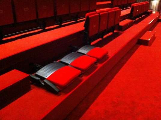 retractable theatre seating solutions
